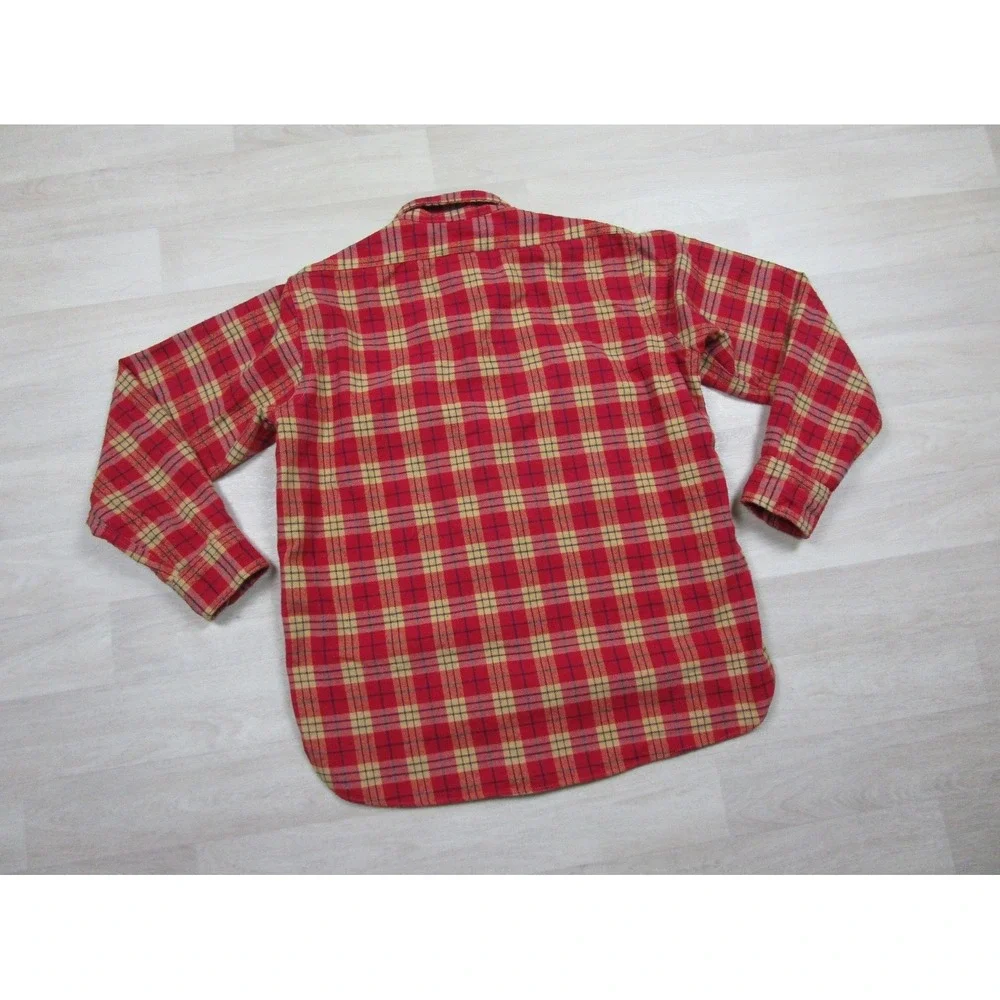 Vintage 80s 90s LL Bean Timberline Flannel‎ Shirt Men's (16) Plaid